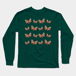 Garden tiger moth pattern Long Sleeve T-Shirt